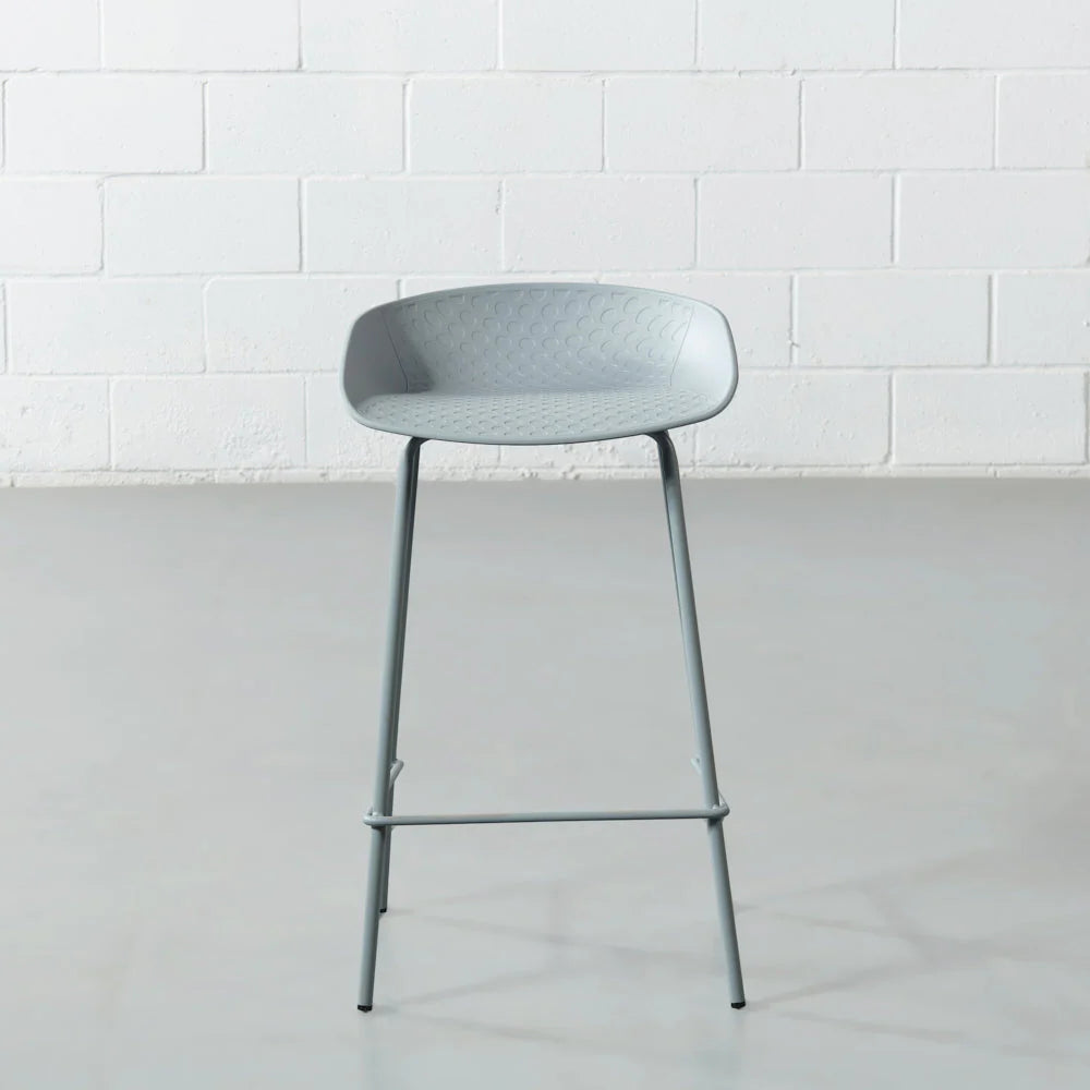 Mario Grey Plastic Counter Stool – Le Furniture Shop Montreal