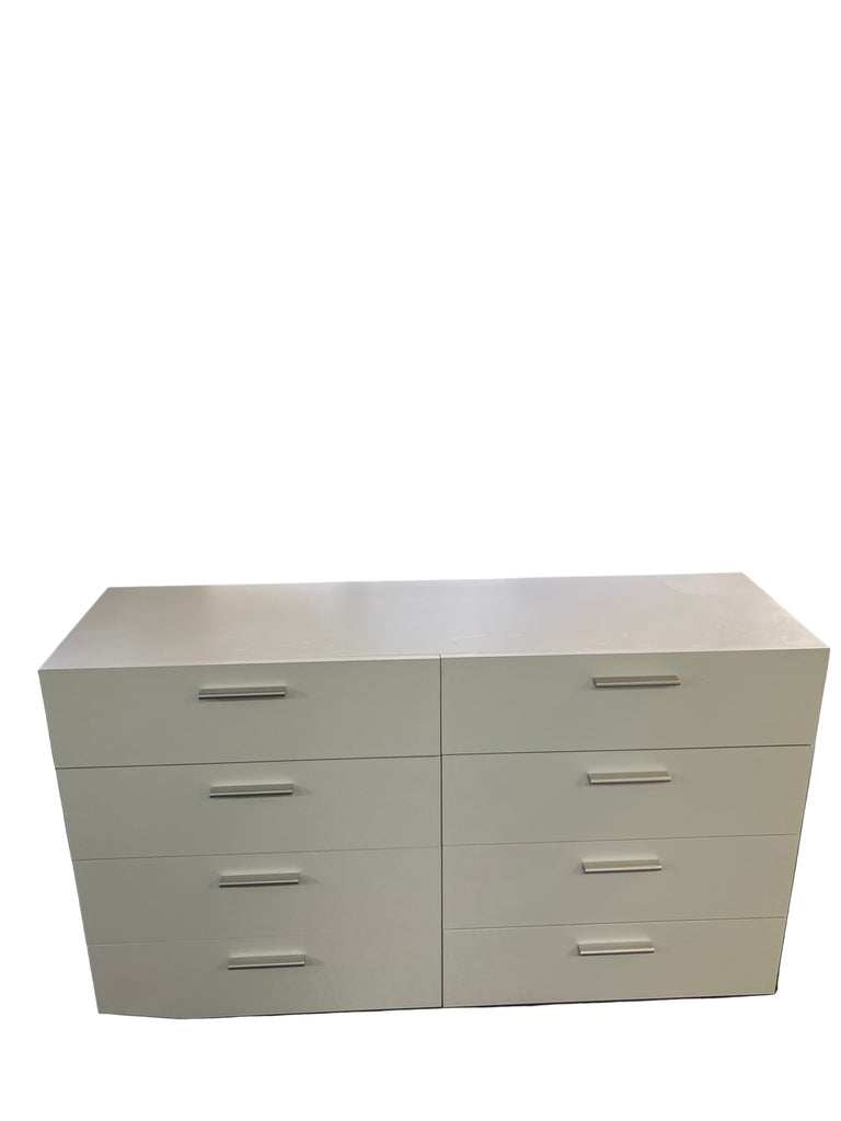 Commode double Gianna 8 tiroirs 55.12" W