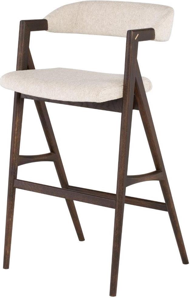Lina Shell Fabric Bar Stool