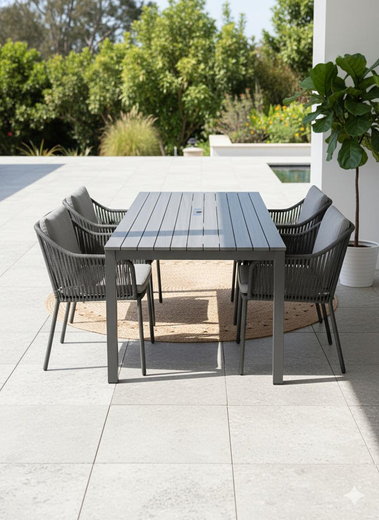 Le Pietro - Patio Table - Grey