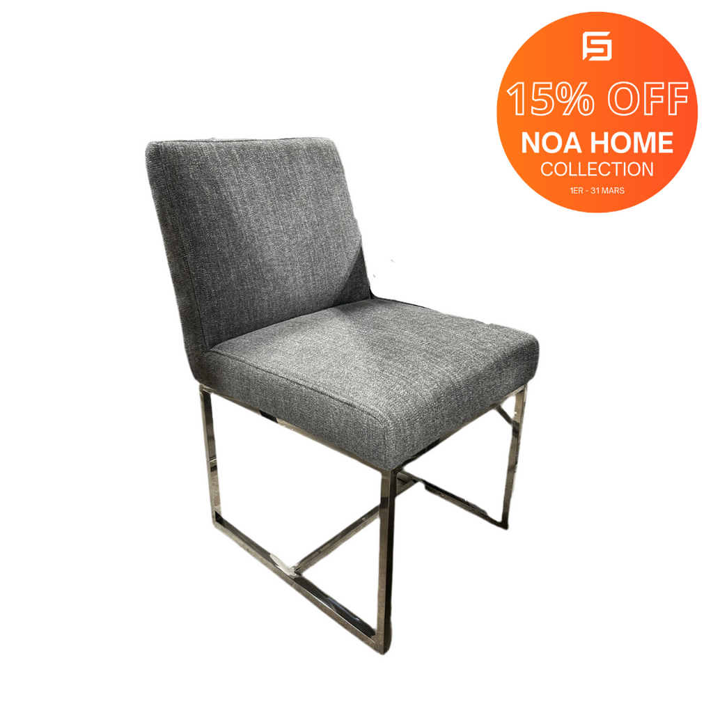 MATEO - Dining Chair Grey