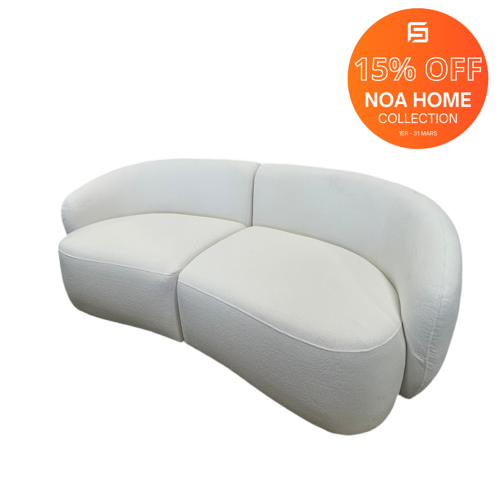 Aloha 2-Piece Modular Sofa Ivory