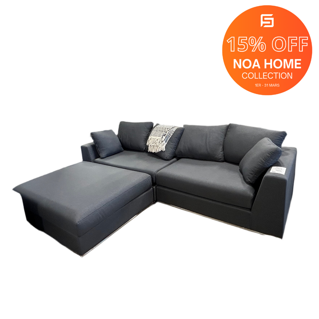 Flow - Upholstered Sofa with ottoman