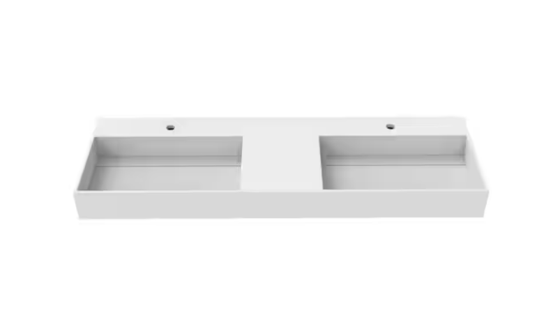 Juniper - 60 in. - Bathroom Sink - White