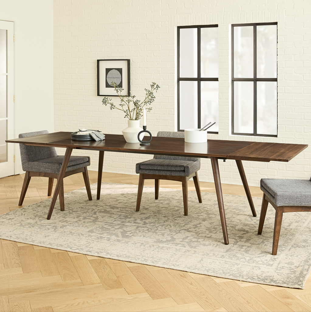 Seno 71" - 110" Extendable Dining Table - Walnut