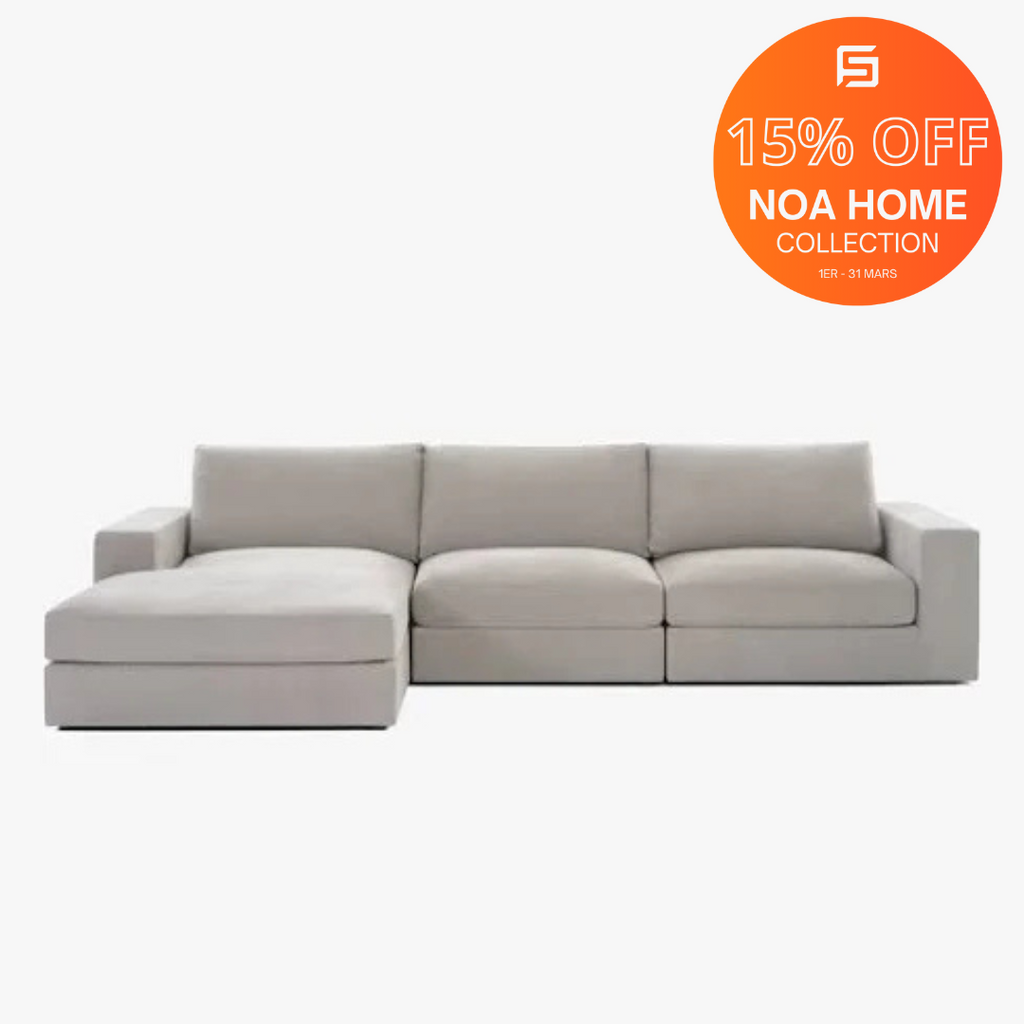 Sydney 3-Piece Chaise Sectional Sofa