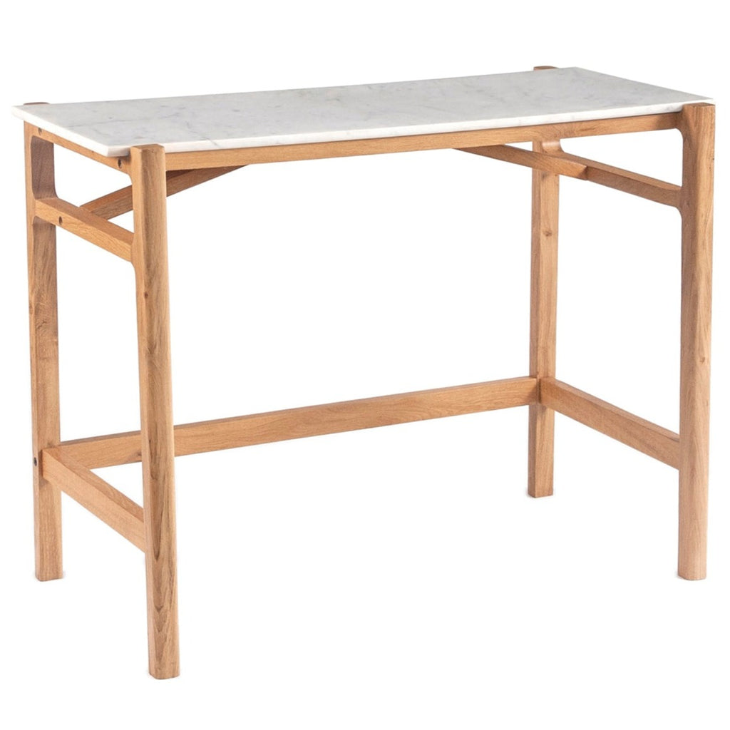 Oak Natural Entry Table - Desk