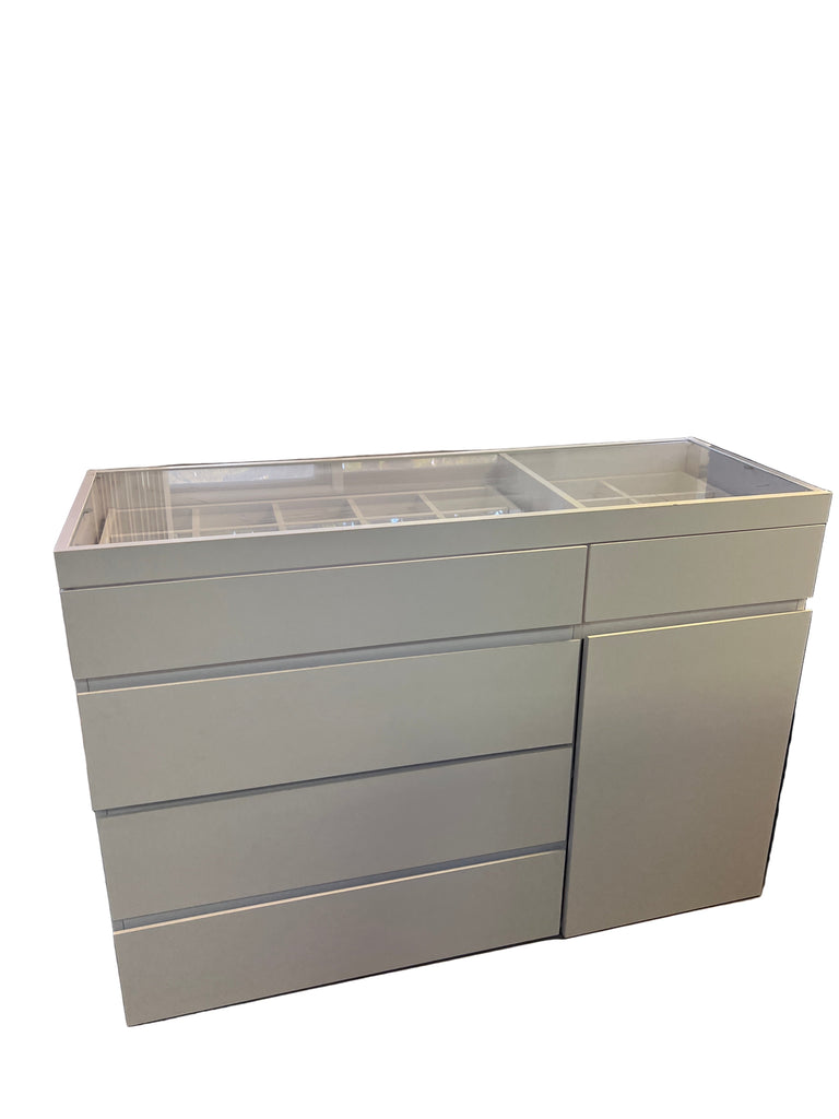 Crédence blanche Vanity Display Chest