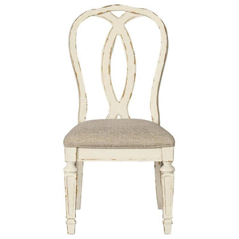 White Wood Dining Chair (Set of Two)