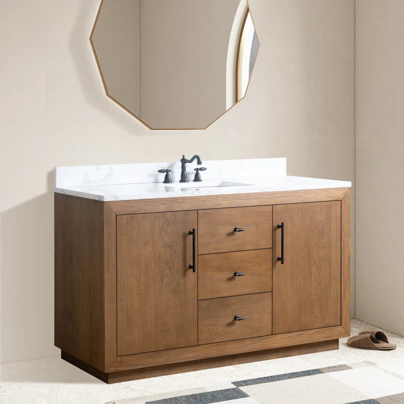 60" Single Bathroom Vanity Set