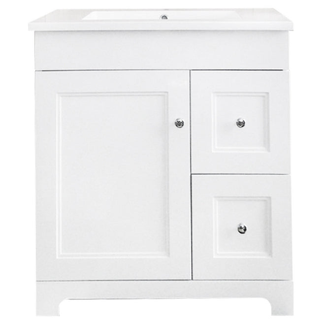 30'' Classic White Bathroom Vanity