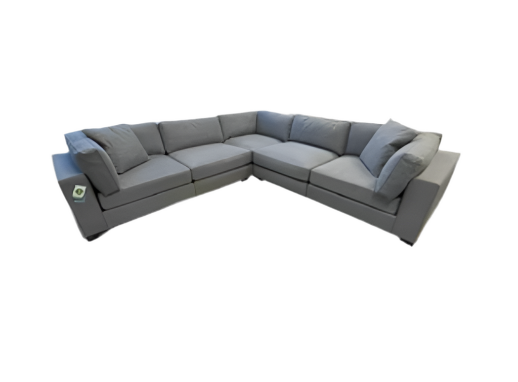 COASTAL - Sofa modulaire 5 pièces (Gris)