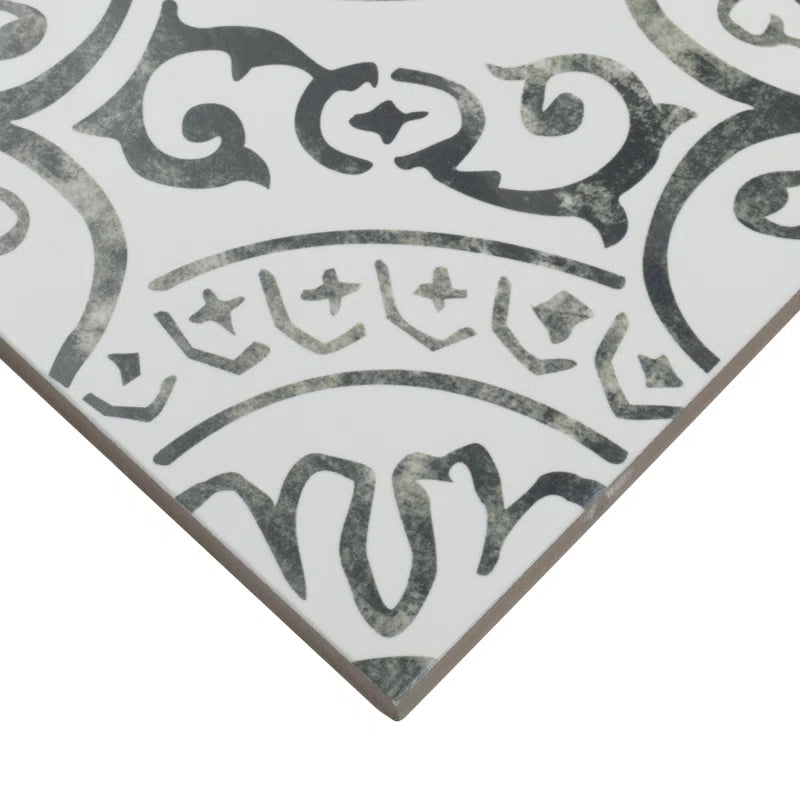 Amara - Encaustic Look Matte Porcelain Floor & Wall Tile