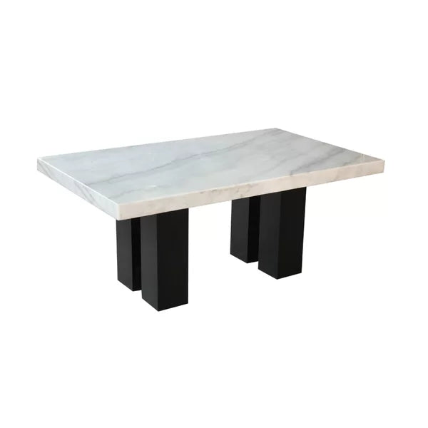 Counter-Height Marble Dining Table