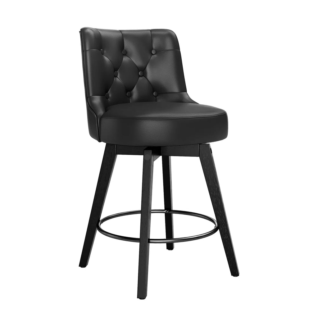 Arleine Swivel 26.7'' Upholstered Counter Stool