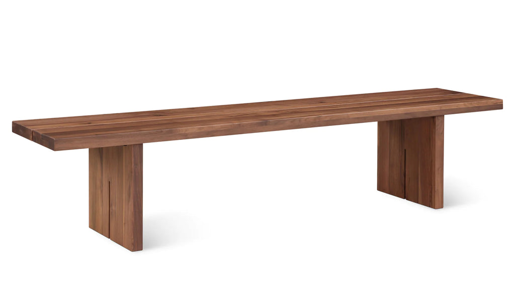 Solid Walnut Plane Bench For 4