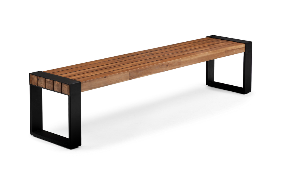 Wooden Bench - 84.5" - Tuscan Brown