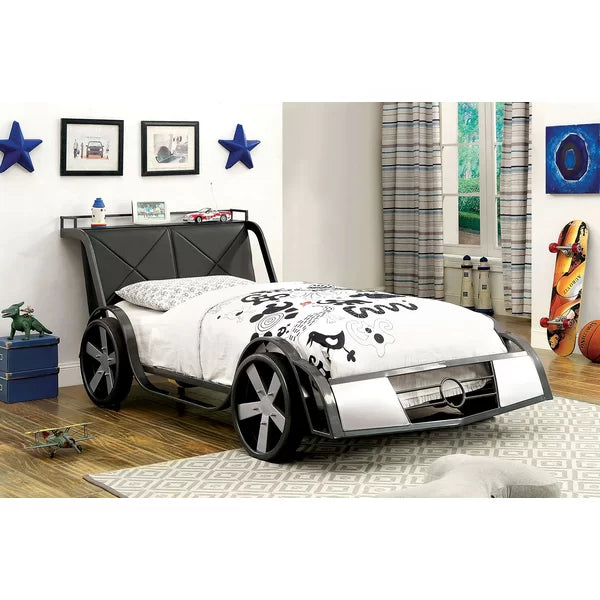 Cars Bed with Bookcase