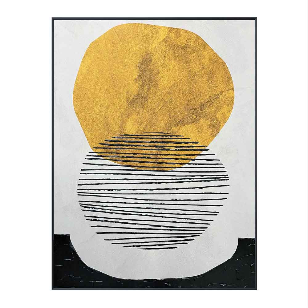 Eclipse - Framed Hand-Painted Canvas (90x120)
