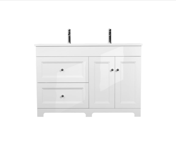 49'' Classic White Bathroom Vanity