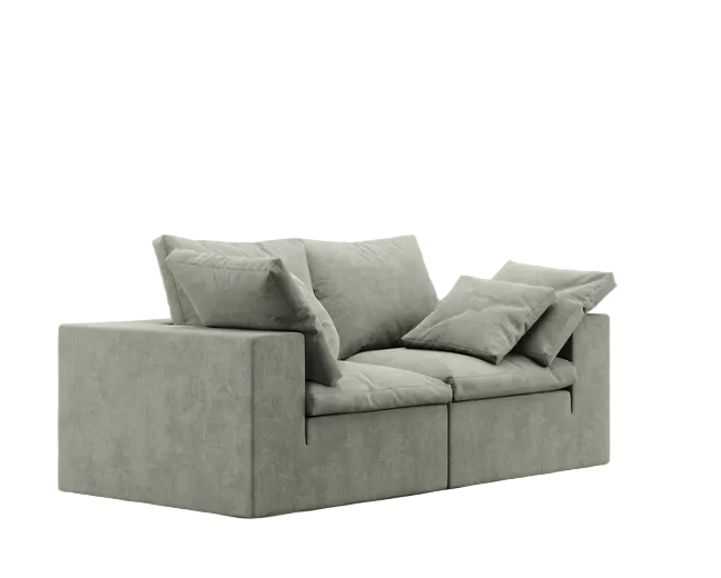Aelune Loveseat Sofa - Krypton Green