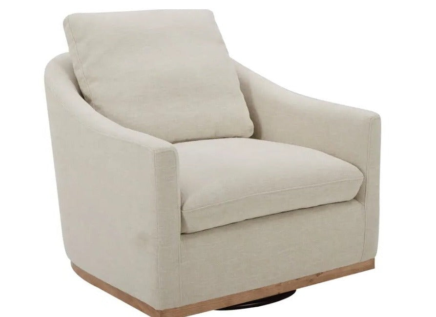 Swivel Chair Soft Beige