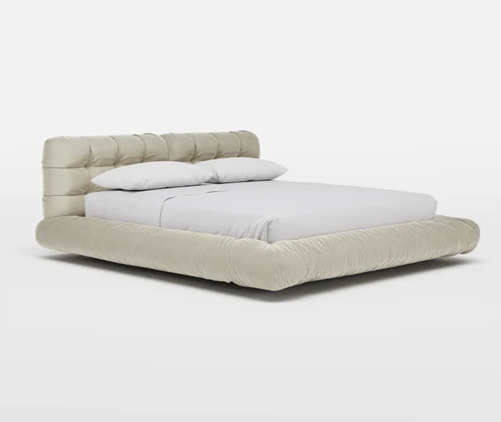 RICE - King Upholstered Bed