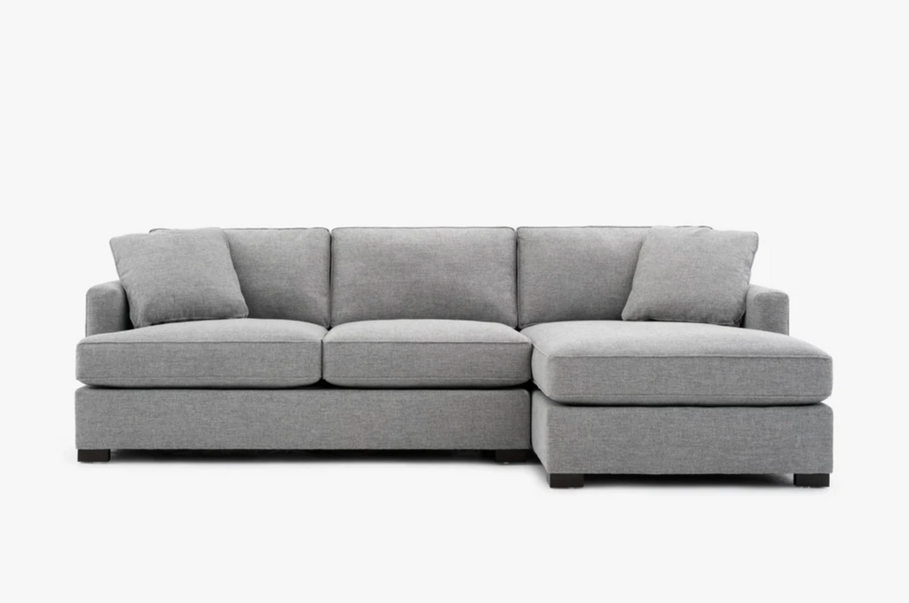 Sloan 3-Seater Right Chaise Sectional Grey