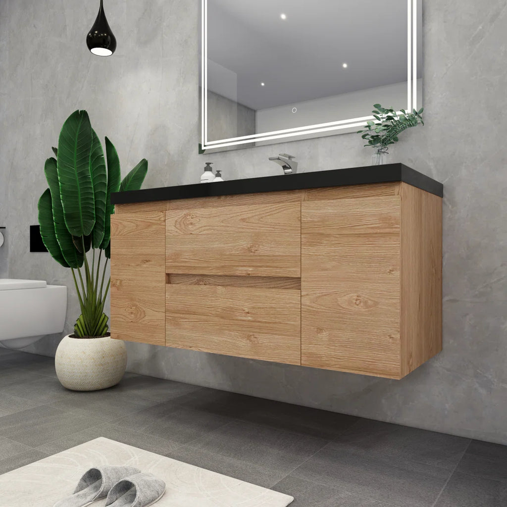 Castin 48" Wall-Mounted Single Bathroom Vanity Set