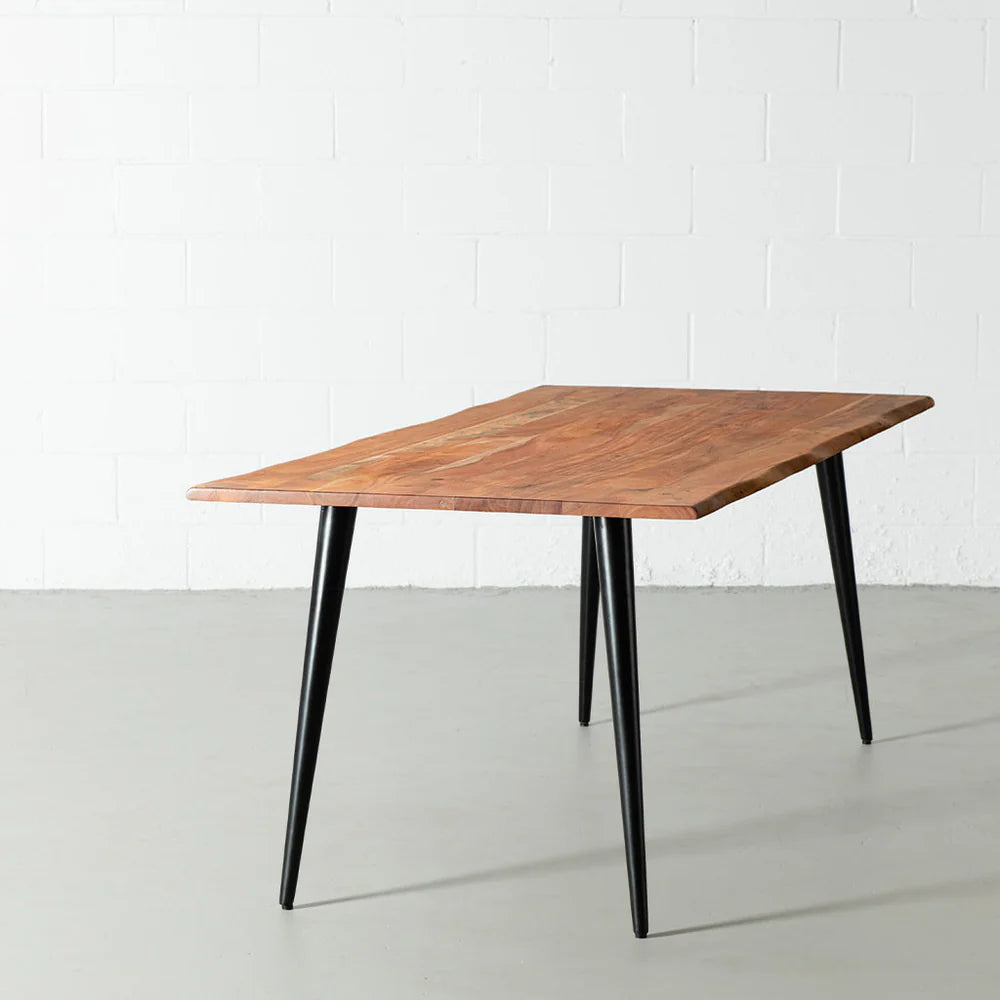 Estrela - Table de salle à manger en acacia