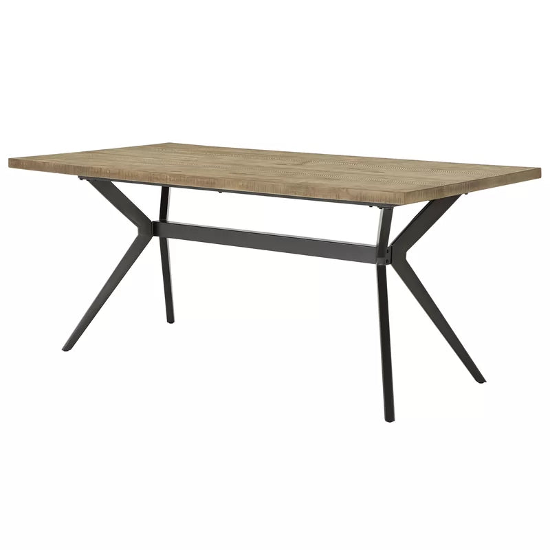 Table de salle à manger avec base en métal