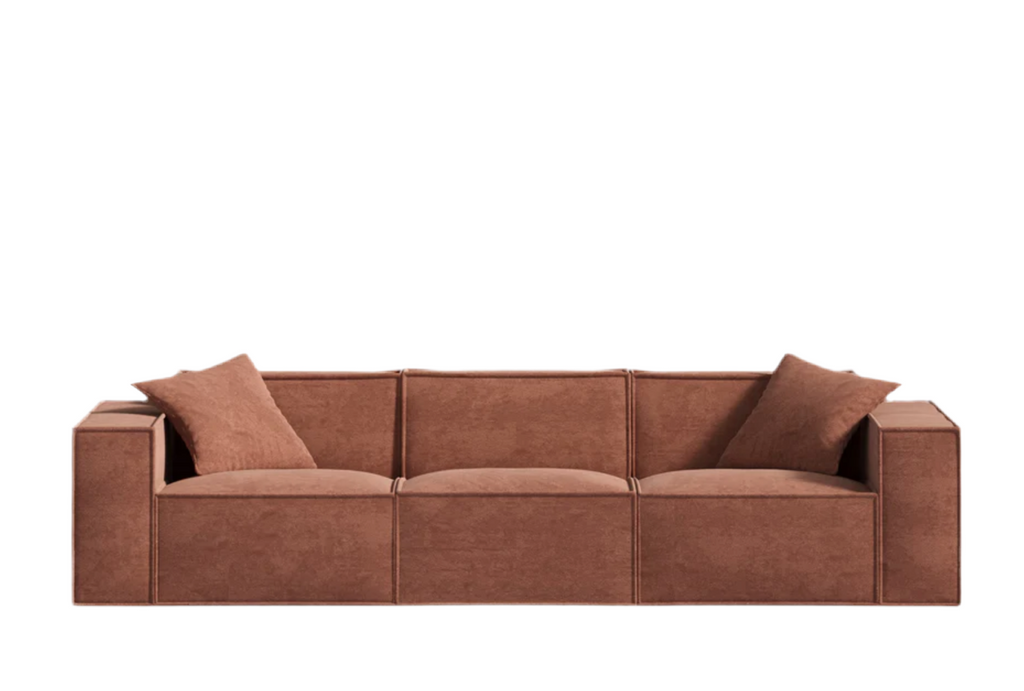 Forma - 3-Seater Sofa - Copper Tan