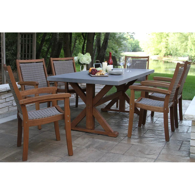 6 - Person Rectangular Outdoor Dining Set