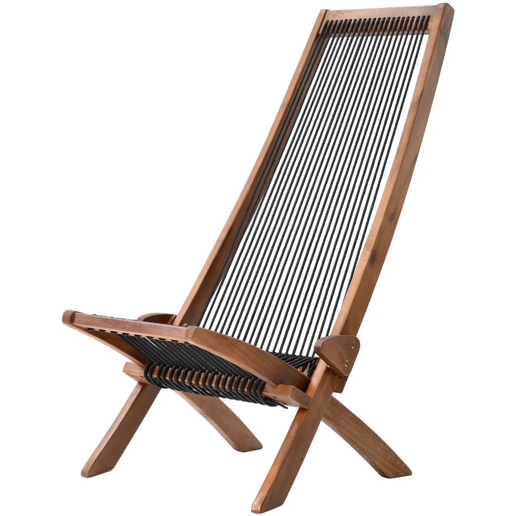 Folding Roping Wood Chair