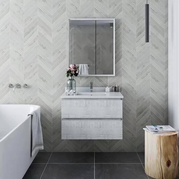 30”Single Bathroom Vanity with Quartz Top