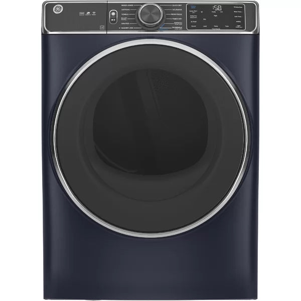 GE Appliances 7.8 Cubic Feet High Efficiency Smart Electric Stackable Dryer with Steam Dry