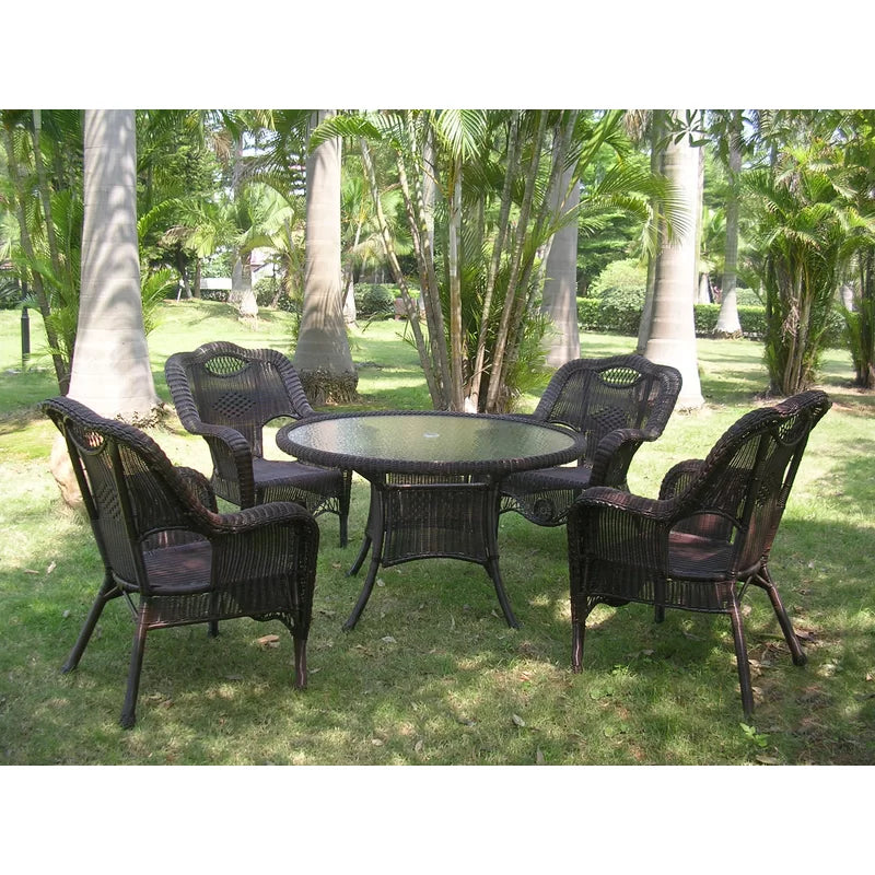 4 - Person Round Outdoor Dining Set