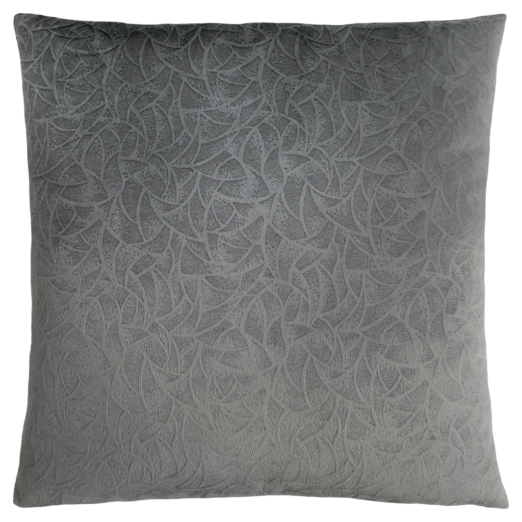 Set of 2 - Grey Velvet Pillow