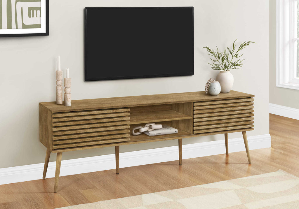 72"L Walnut Media Unit