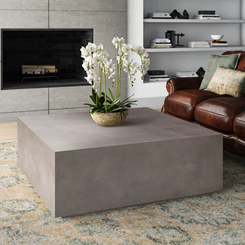 Concrete Coffee Table Le Furniture Shop Montreal