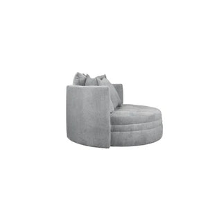 Barrel chair gray