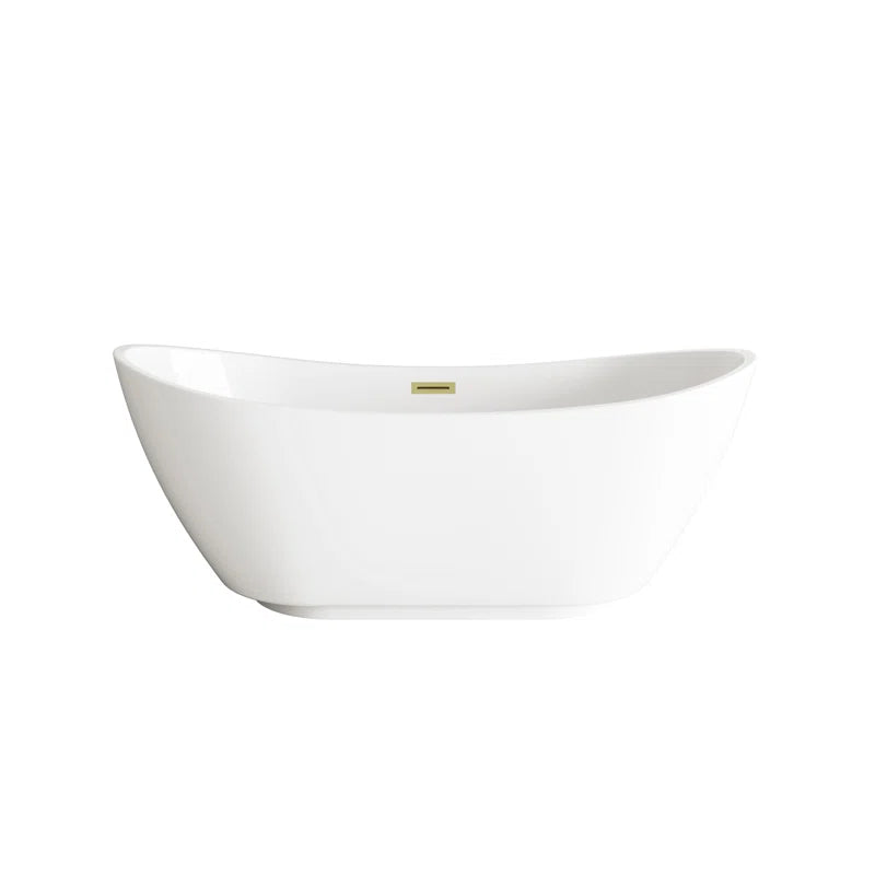 Labrusca – Baignoire autoportante en fibre de verre pour bain profond