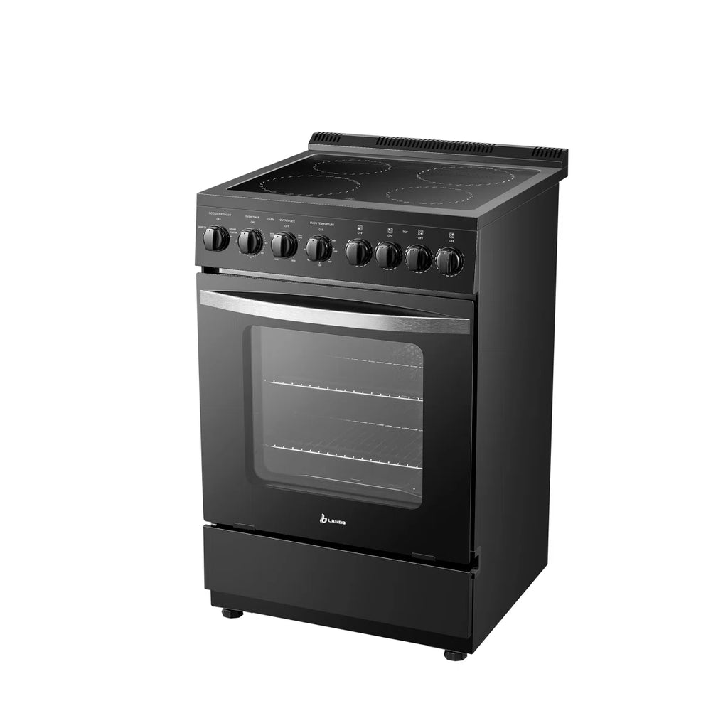 Freestanding Electric Range with Rotisserie and True Convection Oven 24"