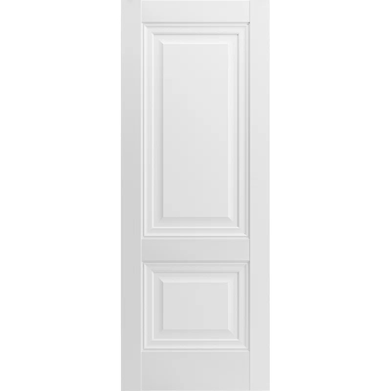 Panelled Wood Standard White Door Slab