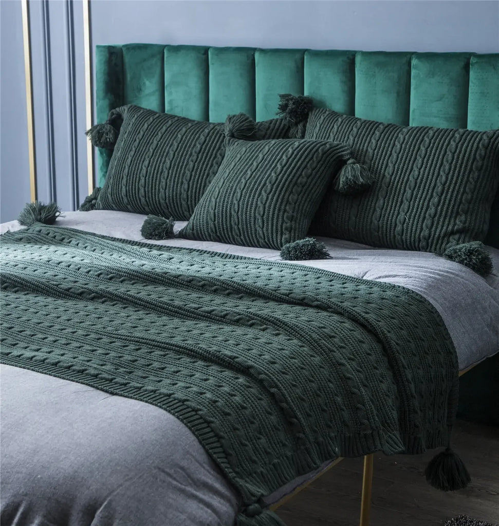 Throw Blanket – Forest Green – 51 X 63 in