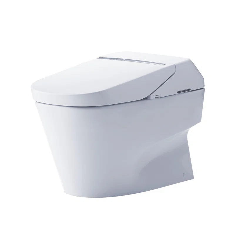 Dual-Flush Elongated One-Piece Toilet with High Efficiency Flush