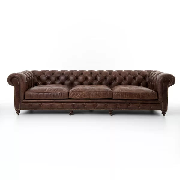 118'' Leather Sofa