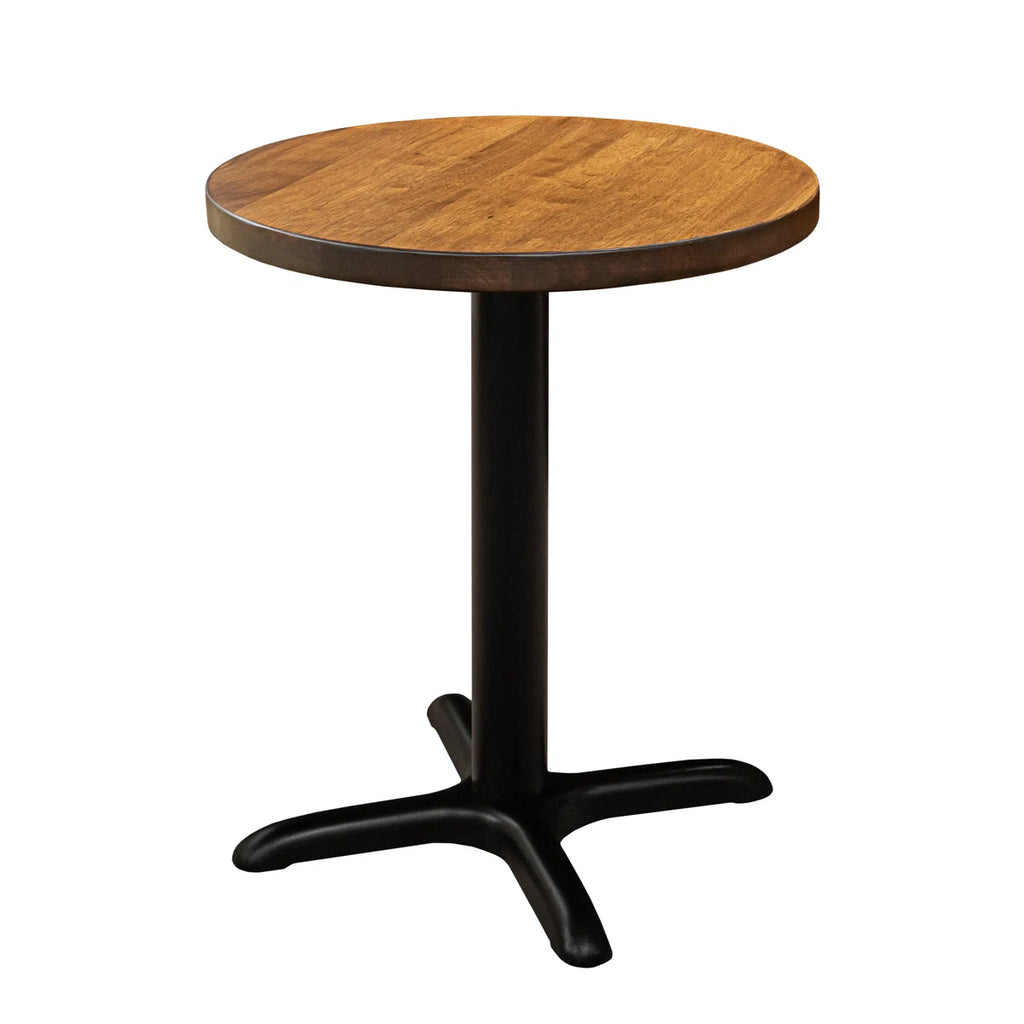 Riley - Table de salle à manger en bois massif 24 po