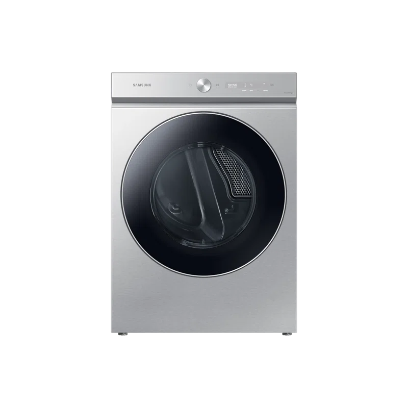 Samsung Bespoke 7.6 Cubic Feet High Efficiency Smart Electric Stackable Dryer with Steam Dry