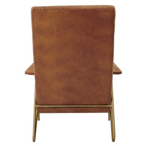 Bonded Leather Accent Chair